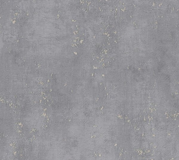A.S. Création | Vliesová tapeta na stenu Titanium 3 38195-2 | 0,53 x 10,05 m | zlatá, šedá