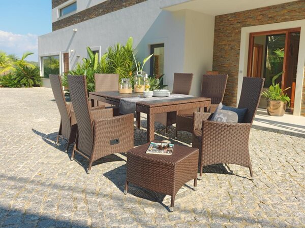 ÚZKY OBRUS, 40/130 cm, antracitová Ambia Garden - Textil do domácnosti