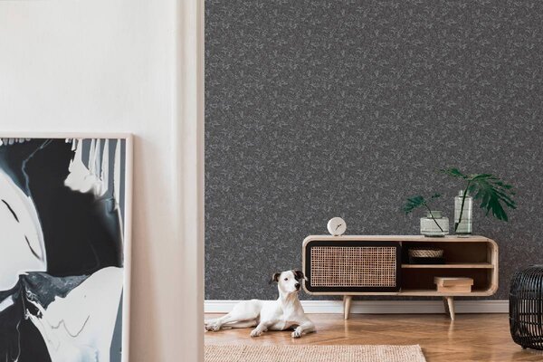 A.S. Création | Vliesová tapeta na stenu Attractive 2 39028-4 | 0,53 x 10,05 m | čierna, šedá