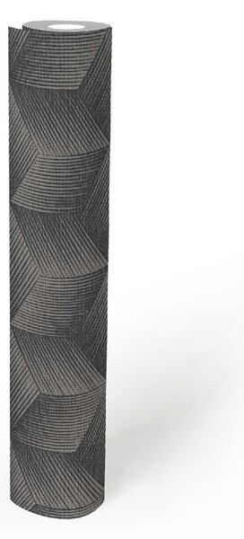 A.S. Création | Vliesová tapeta na stenu Natural Living 38506-4 | 0,53 x 10,05 m | čierna, šedá