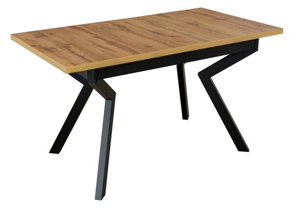Rozkladací jedálenský stôl 4 Ikon 140-180x80 - dub wotan
