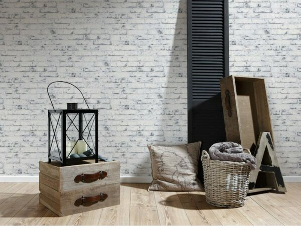 A.S. Création | Vliesová tapeta na stenu Casual Living 9078-37 | 0,53 x 10,05 m | béžová, šedá