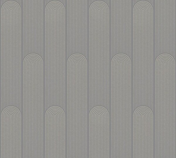 A.S. Création | Vliesová tapeta na stenu New Life 37678-2 | 0,53 x 10,05 m | metalická, šedá