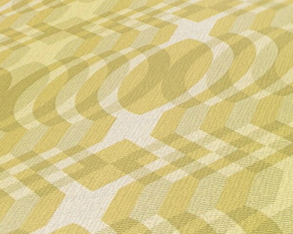 A.S. Création | Vliesová tapeta na stenu Retro Chic 39534-1 | 0,53 x 8,5 m | žltá, biela, okrová