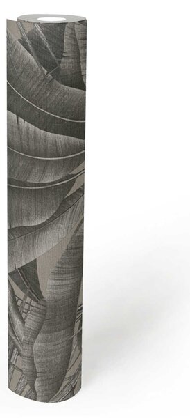 A.S. Création | Vliesová tapeta na stenu Stories of Life 39647-3 | 0,53 x 10,05 m | čierna, šedá, béžová