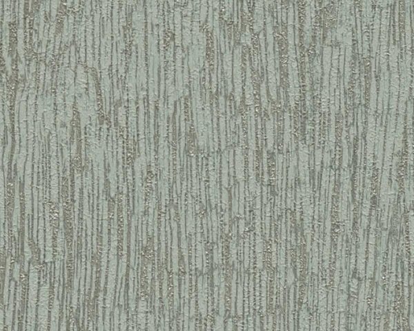 A.S. Création | Vliesová tapeta na stenu Smart Surfaces 39562-3 | 0,53 x 10,05 m | zelená, metalická