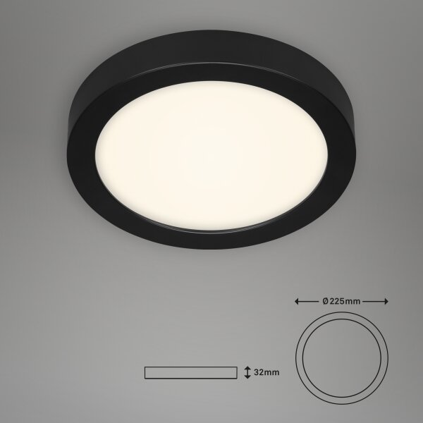 Briloner 3465-415 - LED Stropné svietidlo FIRE LED/16,5W/230V pr. 22,5 cm