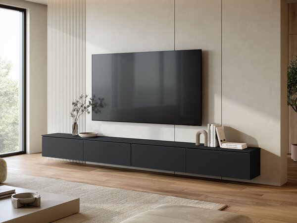 Mirjan24 TV stolík/skrinka Dlone 300, Farby: čierny grafit 5903211513978
