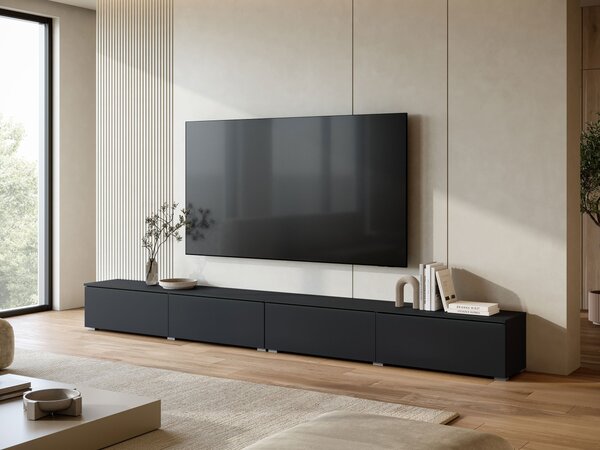 Mirjan24 TV stolík/skrinka Dlone 300, Farby: čierny grafit 5903211513978