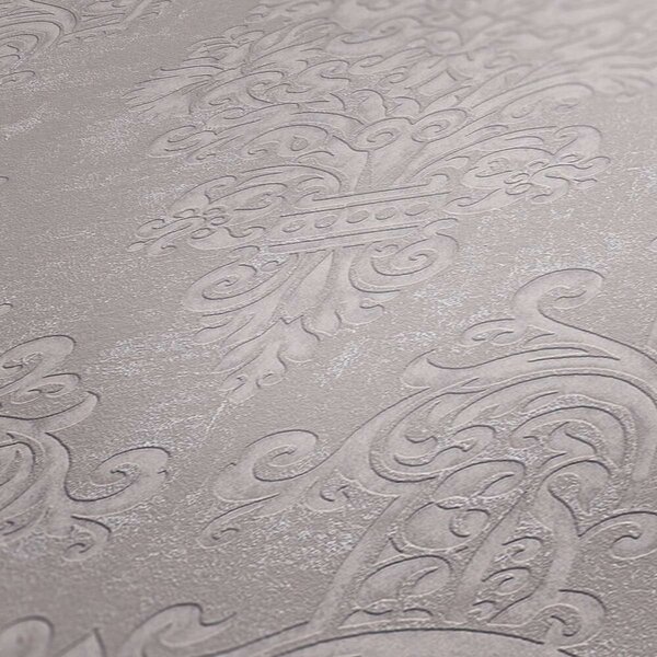 A.S. Création | Vliesová tapeta na stenu Pure Elegance 39765-6 | 0,53 x 10,05 m | šedá