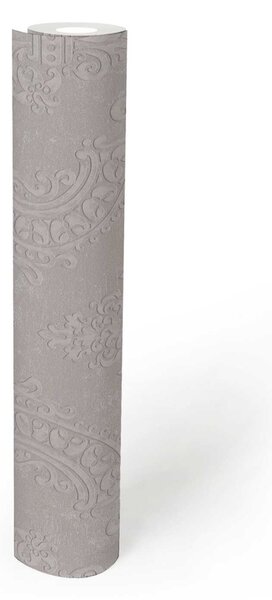 A.S. Création | Vliesová tapeta na stenu Pure Elegance 39765-6 | 0,53 x 10,05 m | šedá