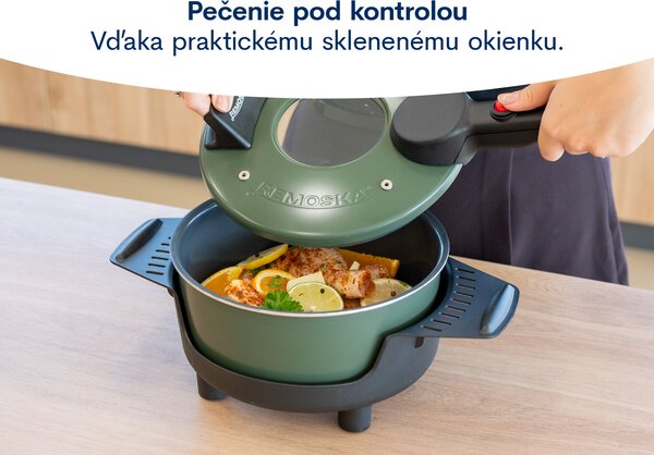 Remoska P31F/22 2l Prima Glass Ceramic Green