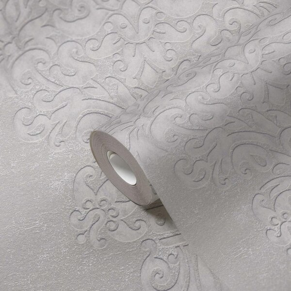 A.S. Création | Vliesová tapeta na stenu Pure Elegance 39765-6 | 0,53 x 10,05 m | šedá