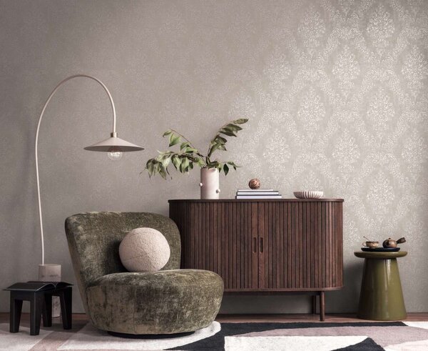 A.S. Création | Vliesová tapeta na stenu Pure Elegance 39765-6 | 0,53 x 10,05 m | šedá
