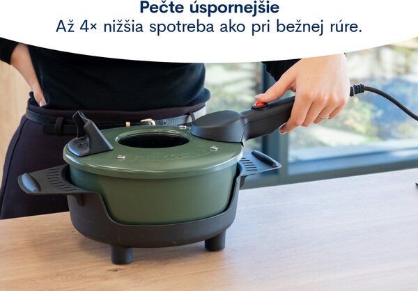 Remoska P31F/22 2l Prima Glass Ceramic Green