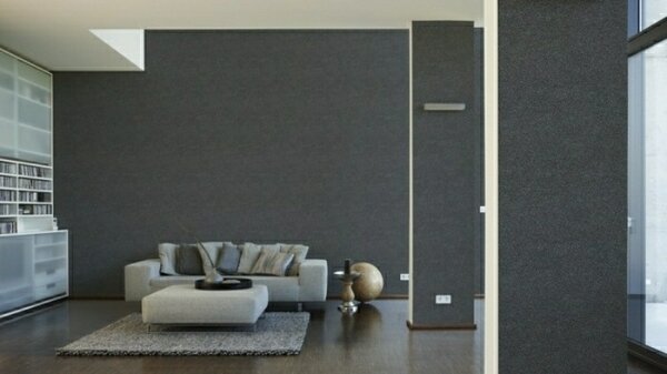 A.S. Création | Vliesová tapeta na stenu Nobile 95982-4 | 0,70 x 10,05 m | šedá, čierna, metalická