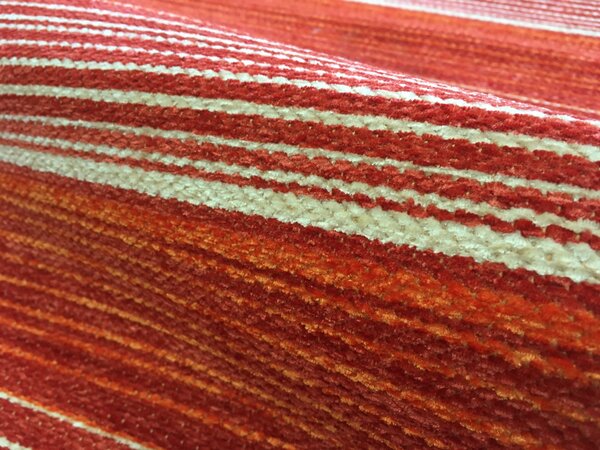 Oriental Weavers, Protišmykový ručne tkaný behúň Laos 138 / 999X, 55x85, oranžová, chodba / predsieň