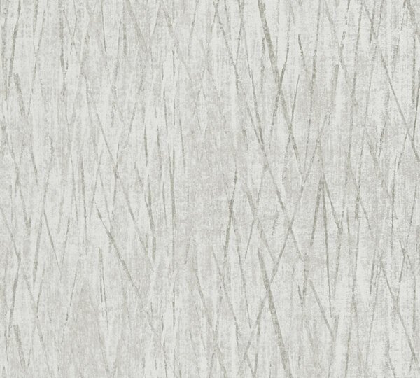 A.S. Création | Vliesová tapeta na stenu Hygge 2 38598-7 | 0,53 x 10,05 m | metalická, šedá