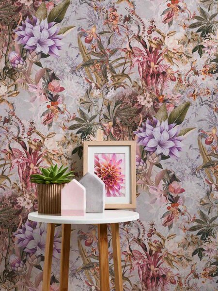 A.S. Création | Vliesová tapeta na stenu Dream Flowery 38177-3 | 0,53 x 10,05 m | viacfarebná