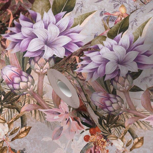 A.S. Création | Vliesová tapeta na stenu Dream Flowery 38177-3 | 0,53 x 10,05 m | viacfarebná
