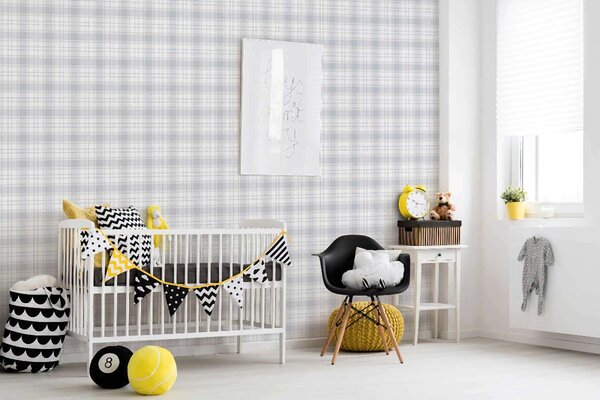 A.S. Création | Vliesová tapeta na stenu Little Love 38122-1 | 0,53 x 10,05 m | biela, šedá
