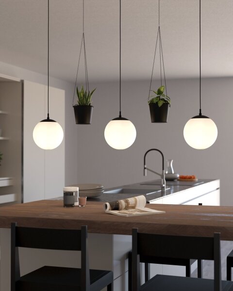 Eglo 900512 - Luster na lanku RONDO 3xE27/40W/230V