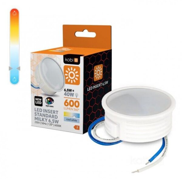 LED žiarovka INSERT 6,5W 6000K 230V