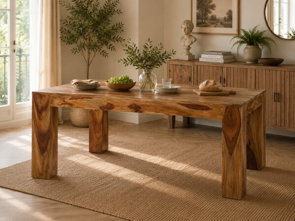 Jedálenský stôl Tara 200x90 indický masív palisander