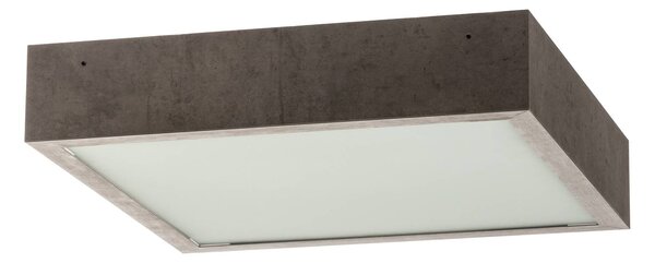 Stropné svietidlo Tromsö 40 x 40 cm, betónová sivá