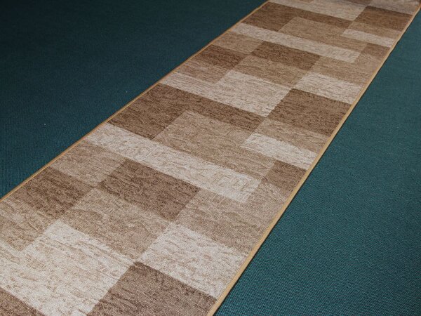 Associated Weavers, Protišmykový behúň na mieru Icona 33, šíre 67 cm, béžová, chodba / predsieň