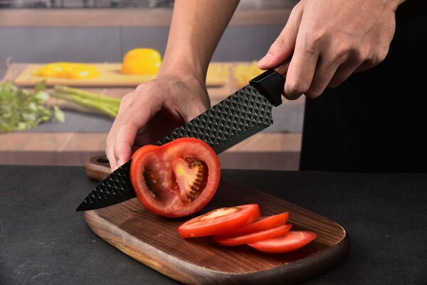 Súprava nožov KITCHISIMO Nero 6ks nepriľnavý povrch