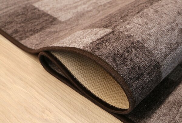 Associated Weavers , Protišmykový behúň na mieru Icona 44, šíre 120 cm, hnedá, chodba / predsieň