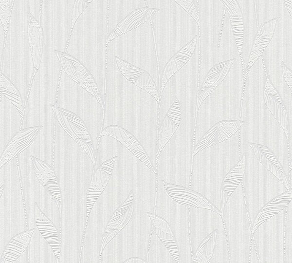 A.S. Création | Pretierateľná vliesová tapeta na stenu Meistervlies 7 Create 38472-1 | 0,53 x 10,05 m | biela pretierateľná