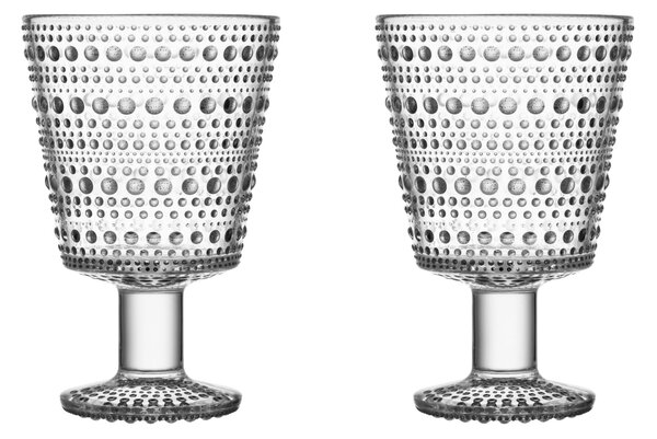 Sklenený pohár Kastehelmi 260 ml Clear – set 2 ks