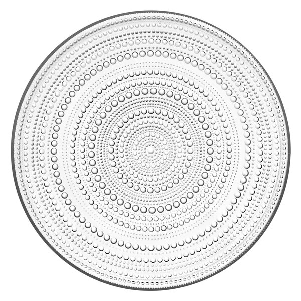 Sklenený tanie Kastehelmi Ø 31,5 cm – Clear