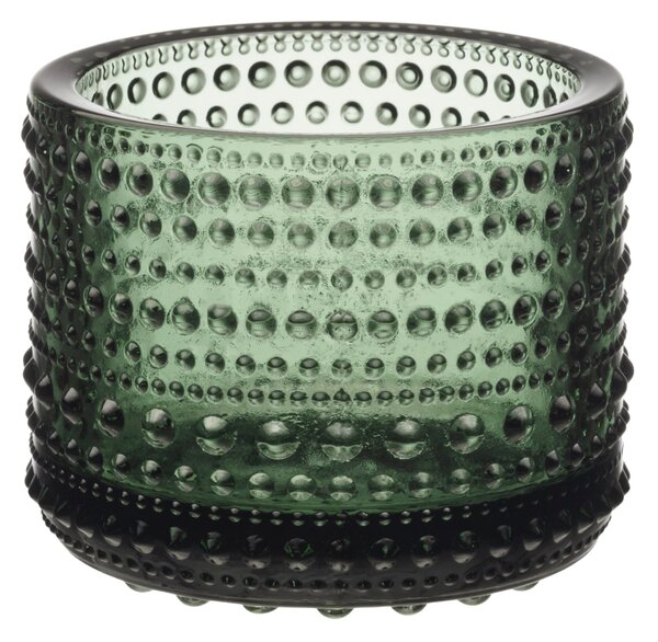 Sklenený svietnik Kastehelmi 6,4 cm – Pine Green