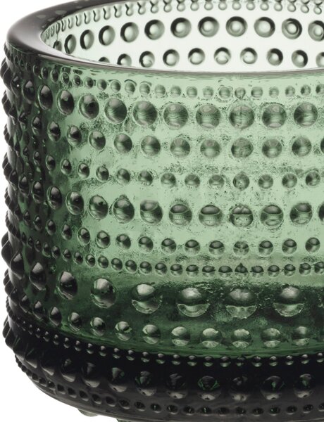 Sklenený svietnik Kastehelmi 6,4 cm – Pine Green
