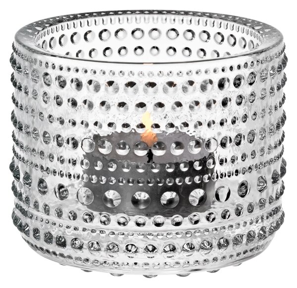 Sklenený svietnik Kastehelmi 6,4 cm – Clear