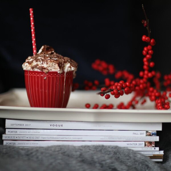 Latte cup Alice Red 300 ml