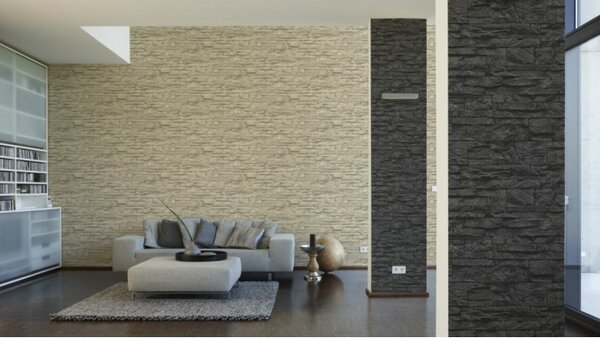 A.S. Création | Vliesová tapeta na stenu Murano 7071-30 | 0,53 x 10,05 m | béžová
