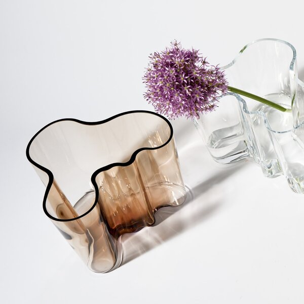 Sklenená váza Aalto 16 cm – Linen