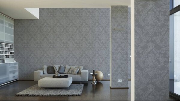 A.S. Création | Vliesová tapeta na stenu Elegance 30518-4 | 0,53 x 10,05 m | šedá