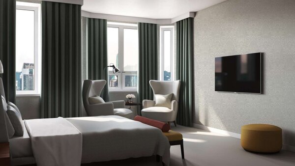 A.S. Création | Vliesová tapeta na stenu Luxury Wallpaper 30545-1 | 0,52 x 10 05 m | metalická, krémová