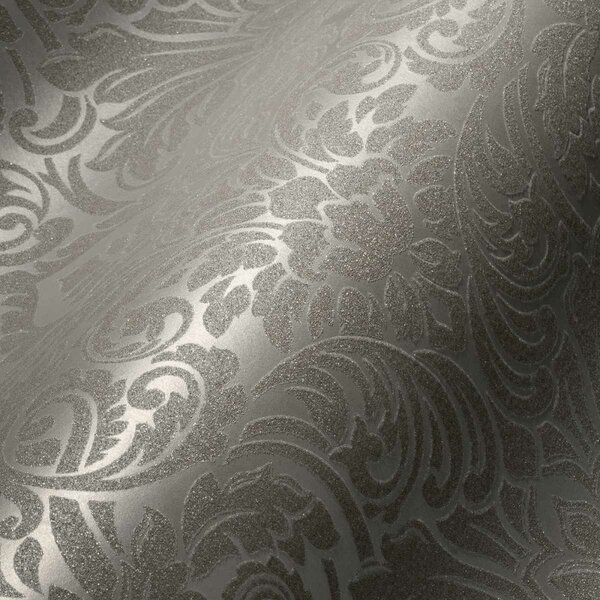 A.S. Création | Vliesová tapeta na stenu Luxury Wallpaper 30545-1 | 0,52 x 10 05 m | metalická, krémová