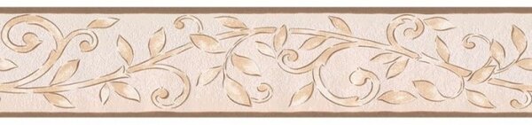 A.S. Création | Vinylová bordúra na stenu Only Borders 2030-45 | 13 cm x 5 m | hnedá, béžová