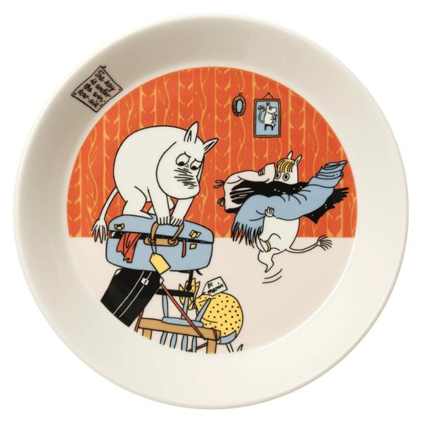 Arabia Tanier Moomin Holiday rush 19cm