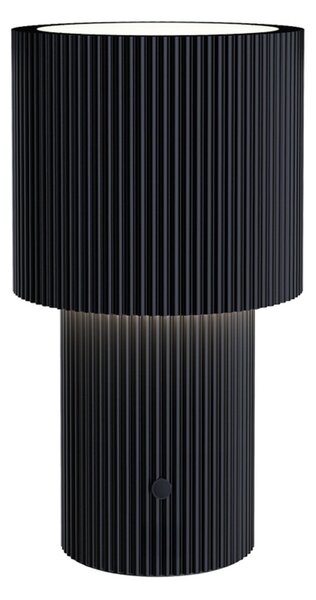 Stolové Lampa Herstal, Iluma, stmievateľné, Čierna, Obývacia izba, Hliník, Moderný