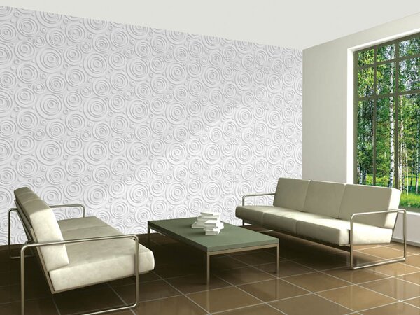 DIMEX | Vliesová tapeta na stenu Dimex Line WP-190-01 | 0,75 x 10 m | šedá