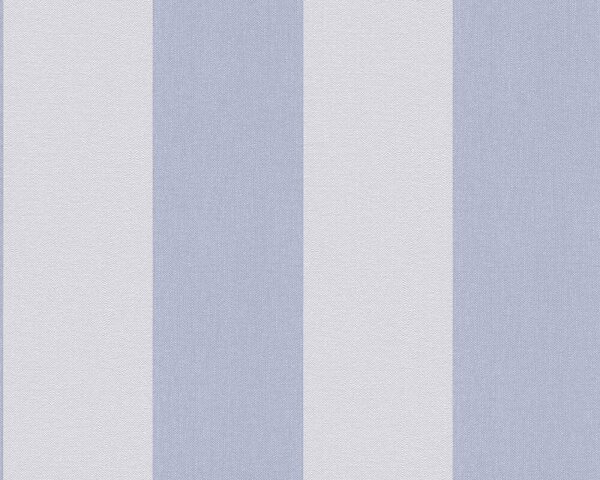 A.S. Création | Vliesová tapeta na stenu Pure Elegance 3979-04 | 0,53 x 10,05 m | biela, modrá