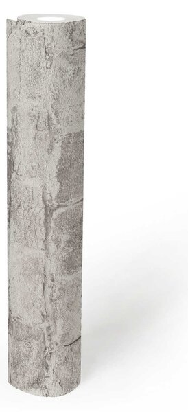 A.S. Création | Vliesová tapeta na stenu Elements 38814-4 | 0,53 x 10,05 m | šedá, biela